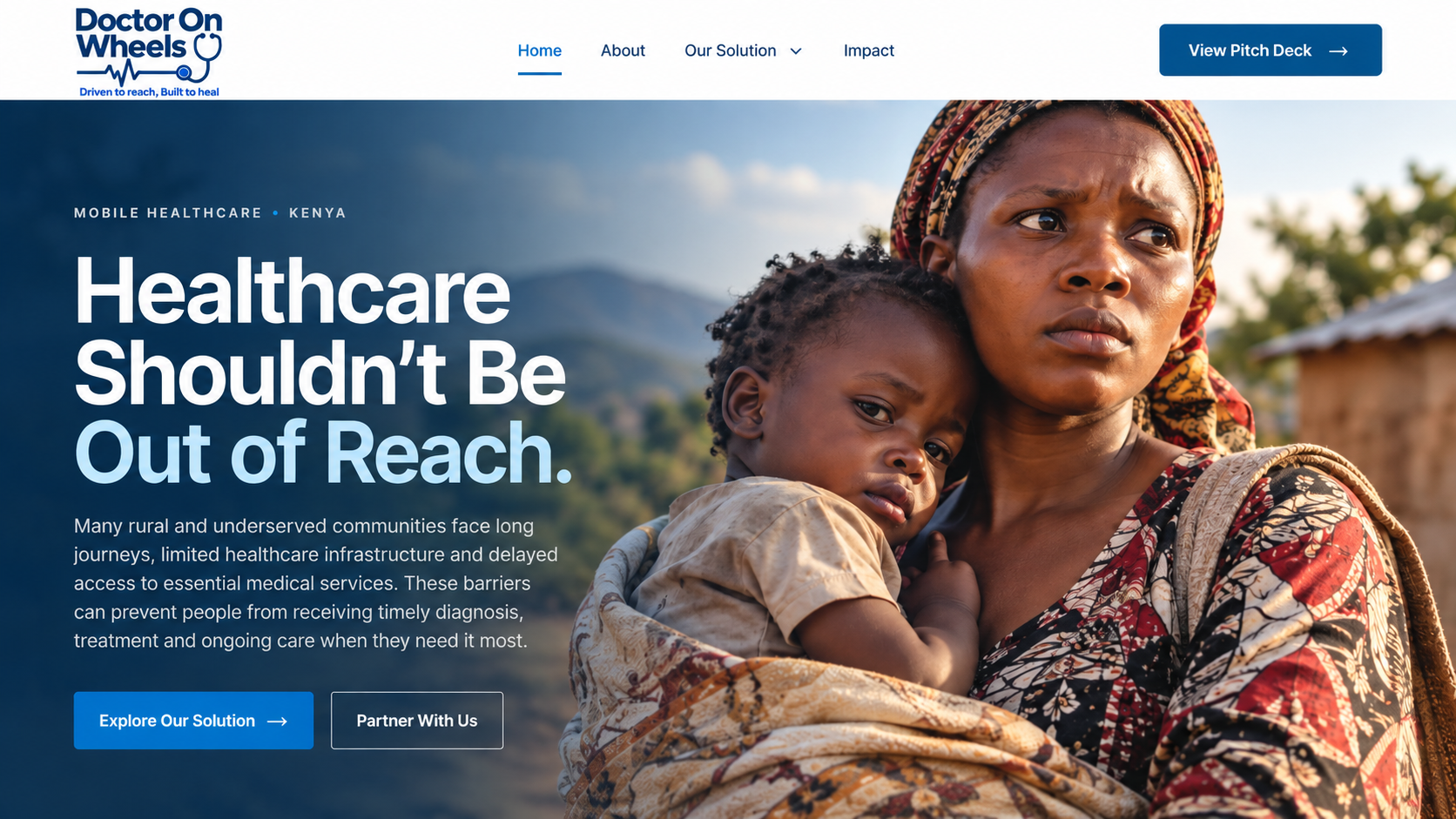 Doctor On Wheels website project